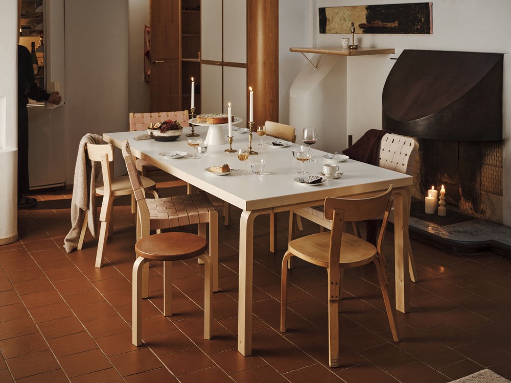 Table 86ATB86A Artek Tafel 86A berken 74cm