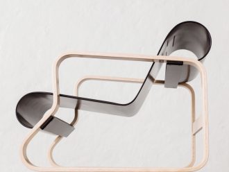 Armchair 41 PaimioArtek Armchair 41 Paimio berk/zwart