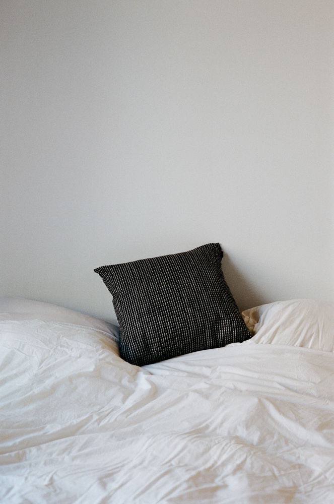 Rivi cushion coverArtek REB RIVI kus.hoes 50x50 canvas Blauw/Wit