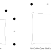 Rivi cushion coverArtek REB RIVI kus.hoes 50x50 canvas Blauw/Wit
