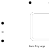 Siena tray Large Artek AACTR dienblad (L) Siena wit/zwart