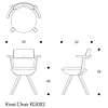 KG 002 “Rival,” high backRIV Stoel KG002 “Rival”, hoog
