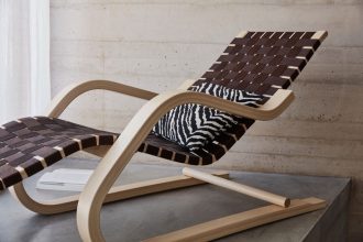 Lounge Chair 43Artek, Lounge Chair 43 naturel/zwart