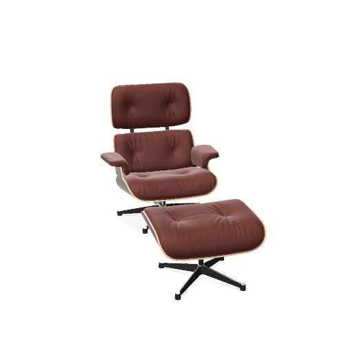 LCH Lounge C.&Ottoman Santos palissander