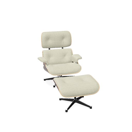 LCH Lounge C.&Ottoman Santos palissander