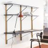 REB 010 Kaari Shelf with deskREB 010 Kaari Shelf met bureau