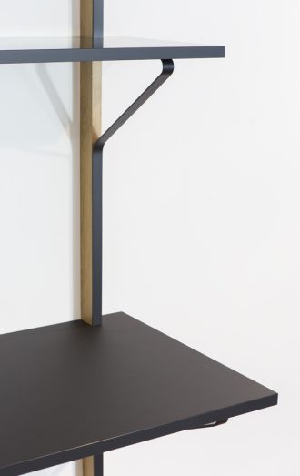 REB 010 Kaari Shelf with deskREB 010 Kaari Shelf met bureau
