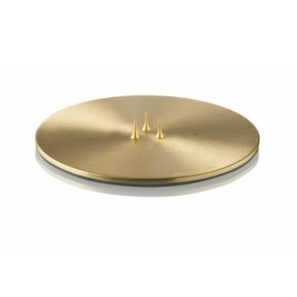 Candle PlateCandle Plate - matt gold