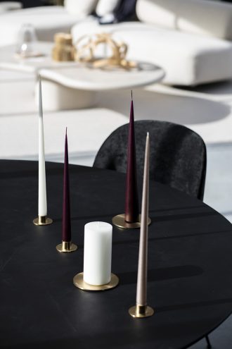Candle PlateCandle Plate - matt gold