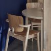 Domus Chair Artek - Domus Chair beklede zit & rug, zwart