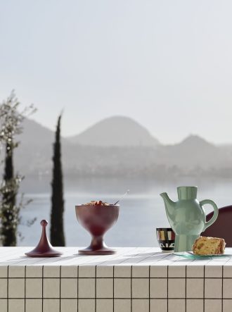 Ceramic Containers No.3 - dark aubergineCeramic Containers No.3 - dark aubergine