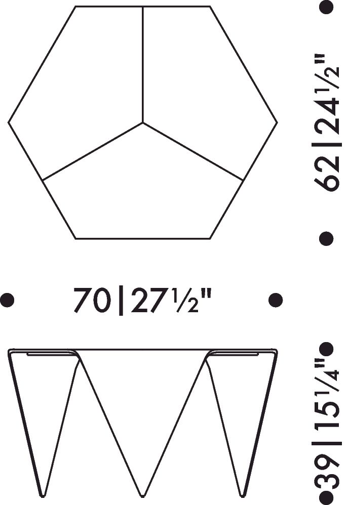 Trienna TableArtek - Trienna Tafel eiken fineer zwart