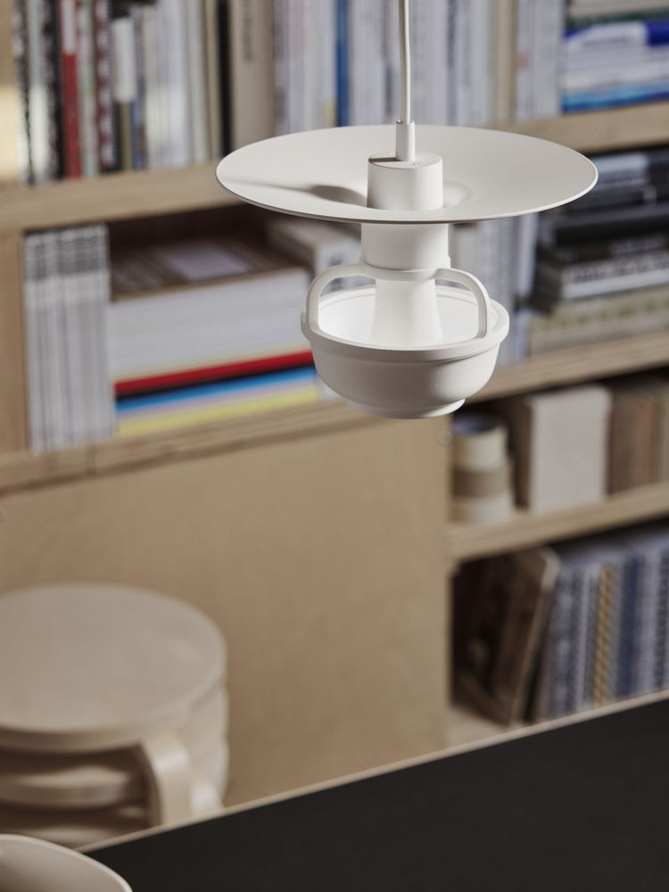 Kori Pendant LightKori Pendant Light schijfvormige kap,wit