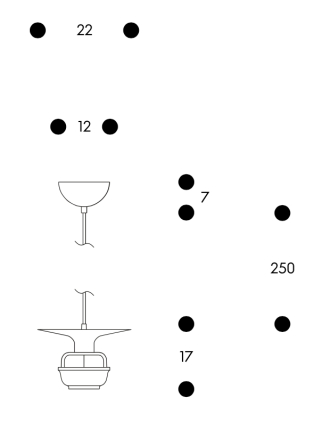 Kori Pendant LightKori Pendant Light schijfvormige kap,wit