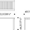 Bench 153BArtek - 153B Bench 153B 72,5x40 zwart