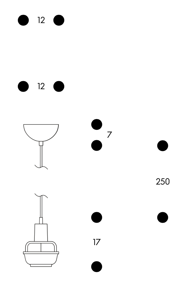Kori Pendant Light Kori hanglamp wit