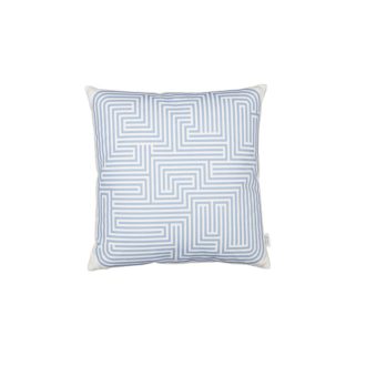 Graphic Print Pillows - Maze BlueGraphic Print Pillows - Maze Blauw