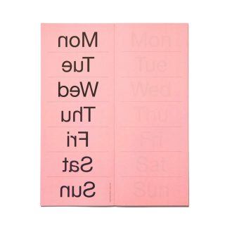 Weekly NotepadWeekly Notepad - Candyfloss