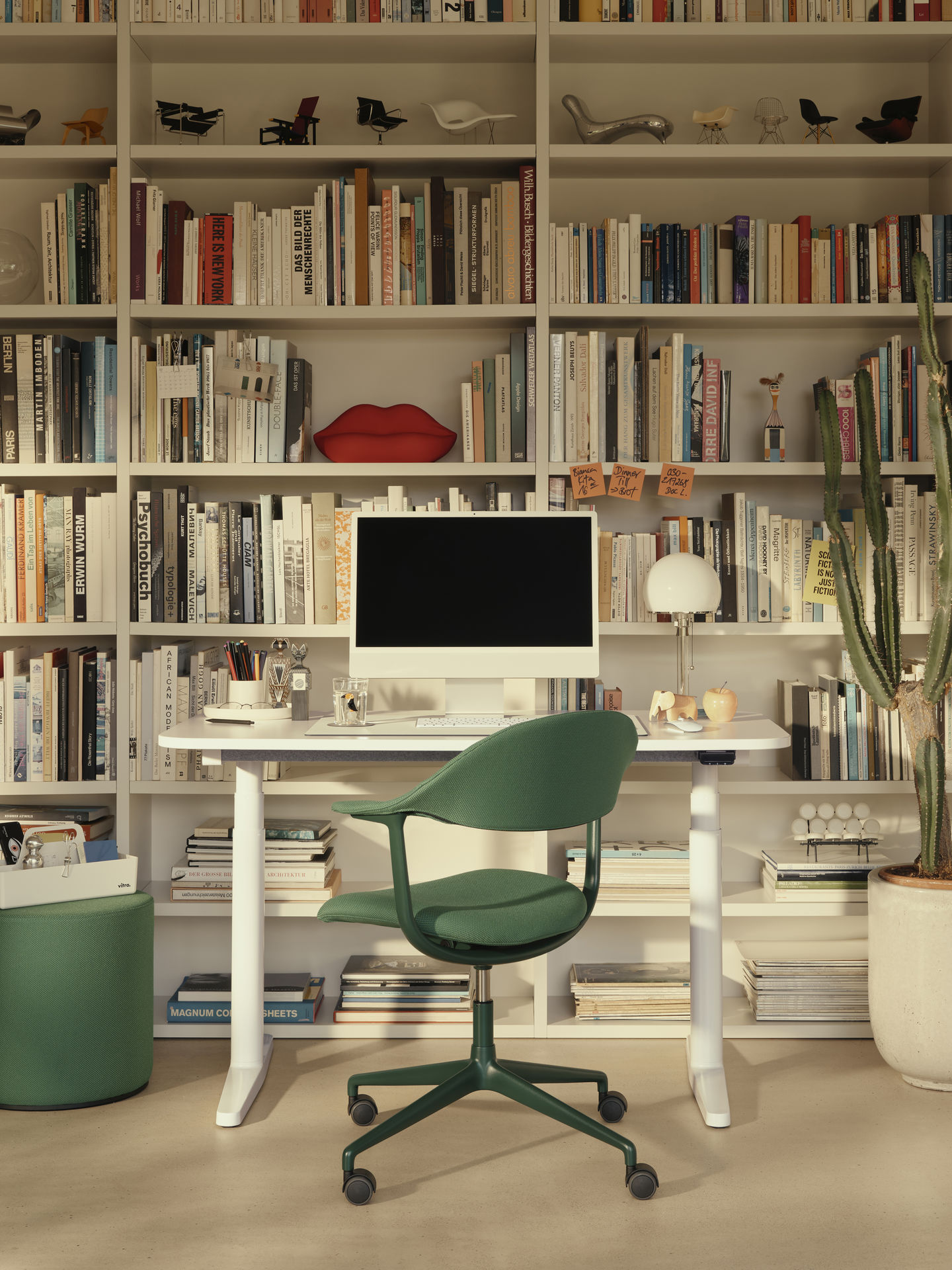 mynt met stoffering in groen