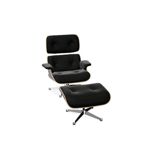 LCH Lounge C.&Ottoman Santos palissander