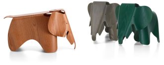 Eames elephant (plywood) - LIMITED EDITIONEames Elephant - Plywood, Donkergroen