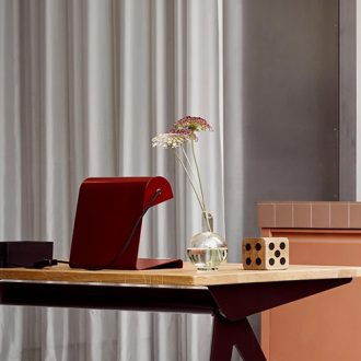 Lampe de Bureau Japanese Red Lampe de Bureau, japanese red