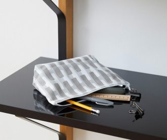Siena pouch - smallSiena opbergtasje - small - white/black