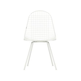 Wire Chair DKXDKX stoel - zit en onderstel wit 04 poedercoating