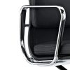 Soft Pad EA 219Eames Soft Pad EA219 bureelstoel, leder zwart