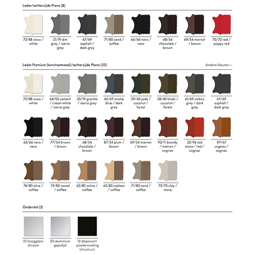 Soft Pad EA 219Eames Soft Pad EA219 bureelstoel, leder zwart