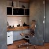 Aluminium Chair EA 119EA 119 - leder nero - chrome