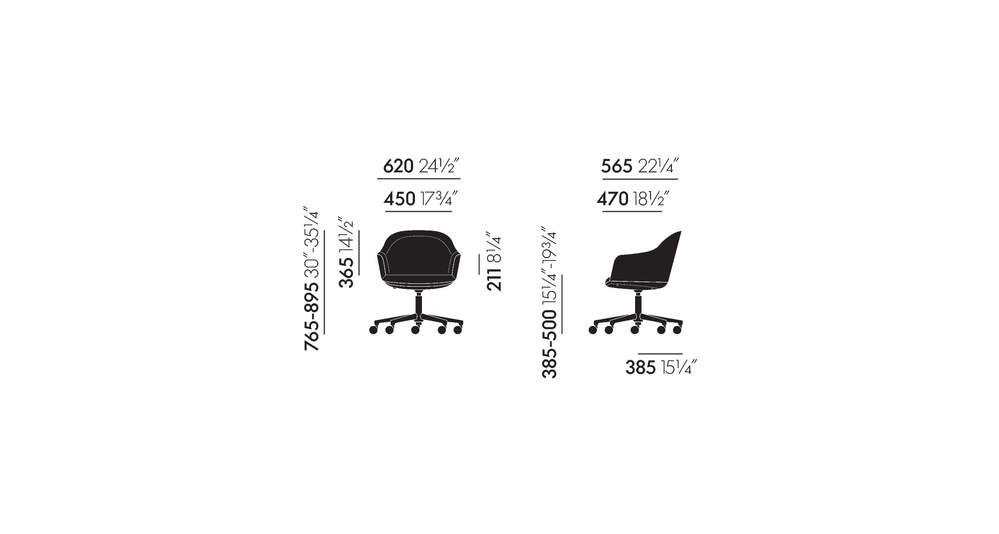 Softshell Chair vijfSoftshell Chair, aluminium poedercoat in basic dark