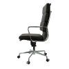 Soft Pad Chair EA 219Soft Pad Chair EA 219, gepolijst, leder, zwart, zachte wielen voor harde grond