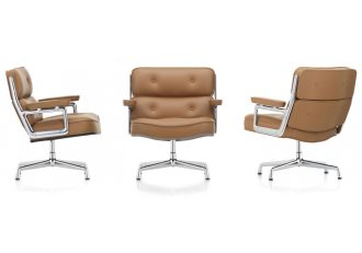 ES 108 Lobby ChairES 108 Lobby Chair, verchroomd, cognac, viltglijders