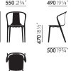 Belleville Armchair Belleville Armchair, sea blue