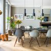 Eames Fiberglass Armchair (DAW)DAW Fiberglass Armchair - raw umber, donker esdoorn