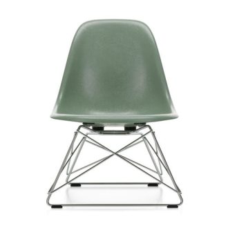 Eames Fiberglass Chair (LSR)LSR Fiberglass - sea foam green - chrome