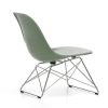 Eames Fiberglass Chair (LSR)LSR Fiberglass - sea foam green - chrome