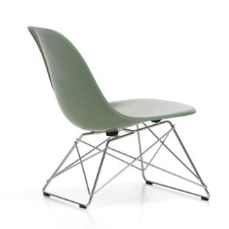 Eames Fiberglass Chair (LSR)LSR Fiberglass - sea foam green - chrome