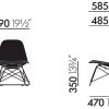 Eames Fiberglass Chair (LSR)LSR Fiberglass - sea foam green - chrome