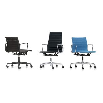 Aluminium Chair EA 117EA117 - hopsak nude/ivory - chrome