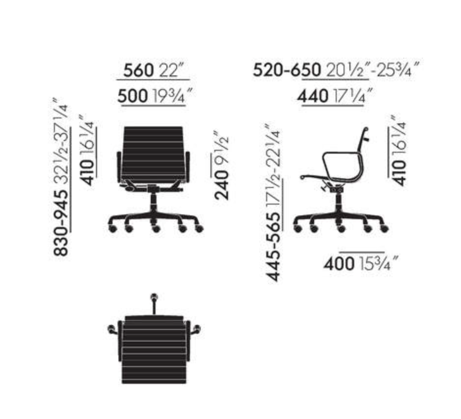 Aluminium Chair EA 118 - NEW! TRACK FABRICEA118 - Track mint/cream - powdercoated