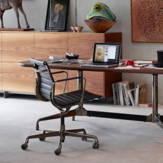 Aluminium Chair EA 118 - NEW! COSY FABRICEA118 - cosy canola - chrome