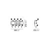 Hang it all Vitra - Hang It All: wit frame, houten bollen dennenhout
