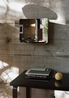 Mirror 124°, largeMirror 124° - Groot - Zwart