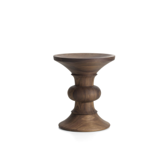 Eames Stool, Model BEames Stool B donker walnotenhout