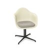 Eames Fiberglass Armchair DALEames Fiberglass Armchair DAL - Zwart - Parchment/Checker
