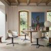 Eames Fiberglass Armchair DALEames Fiberglass Armchair DAL - Zwart - Parchment/Checker