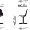Eames Fiberglass Side Chair DSLEFC DSL Fiberglass Side Chair (n.h.)