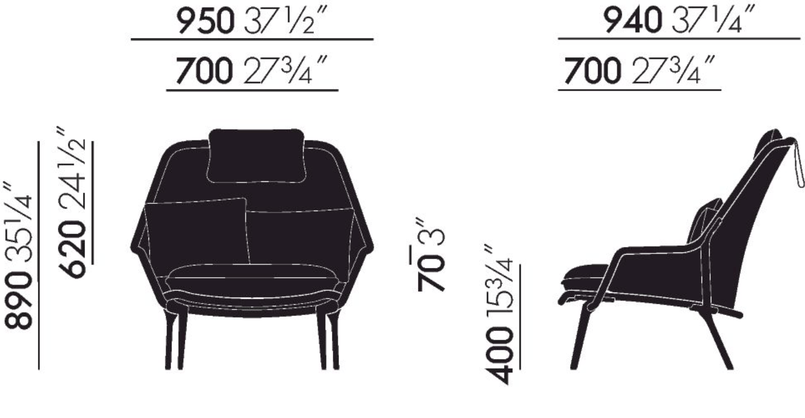 Slow Chair (stof)SLO Slow Chair (stof)